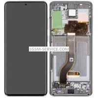 OLED Дисплей с черна рамка за Samsung Galaxy S20 Plus 4G/5G / G985, G986, SM-G985, SM-G986 